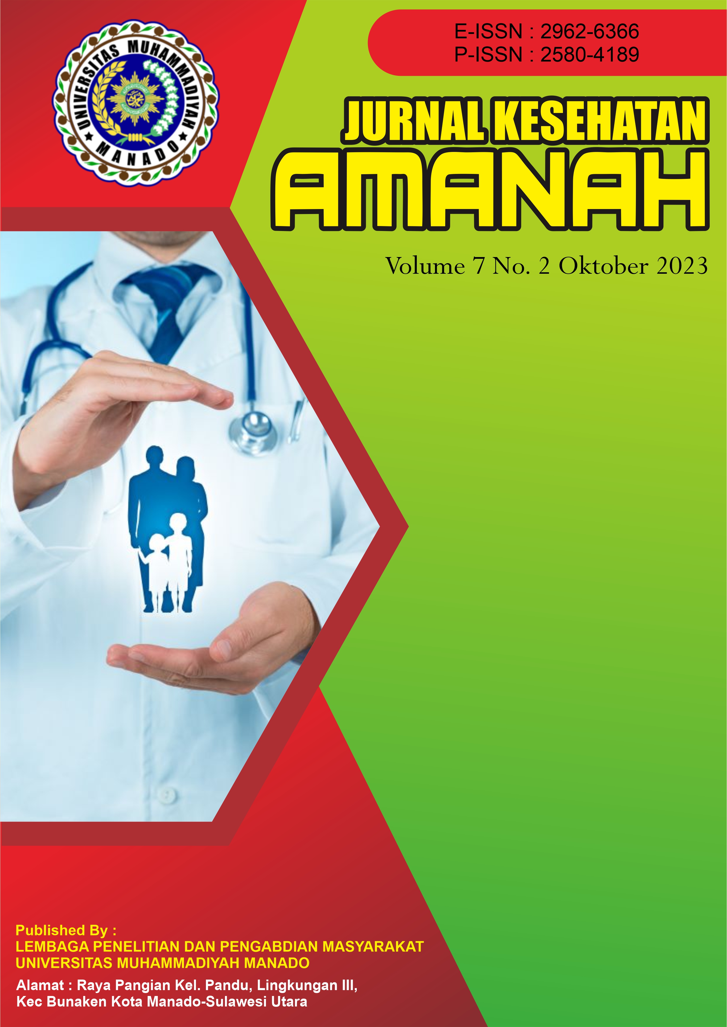 					View Vol. 7 No. 2 (2023): Oktober: Jurnal Kesehatan Amanah 
				